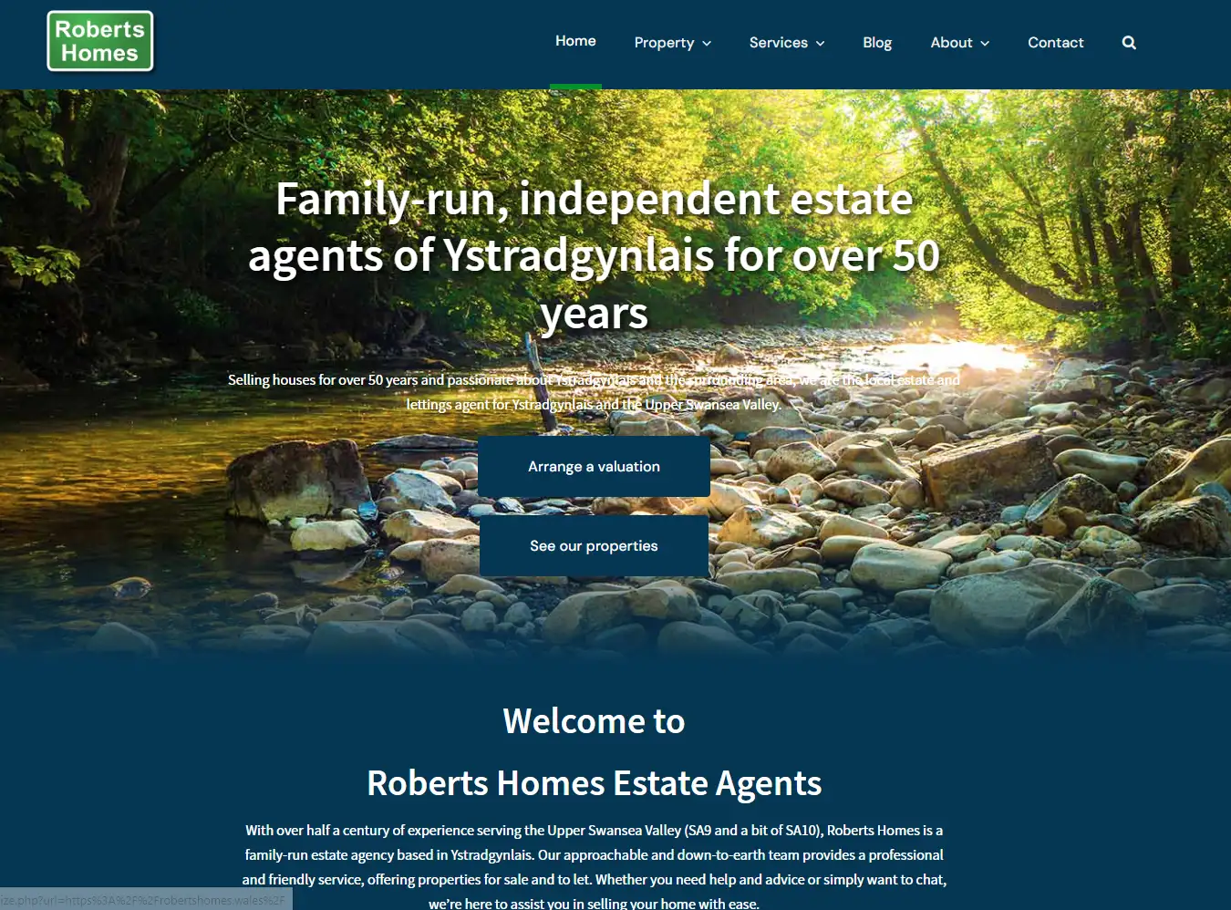 Independent estate agents Ystradgynlais & SA9 Roberts Homes